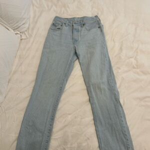 Levi's Light Blue Straight Leg Jeans